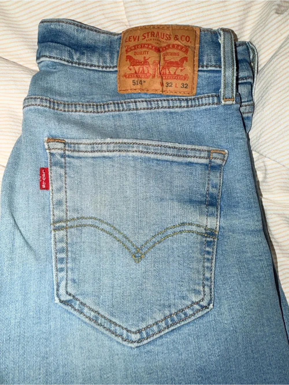 Levi's Men's Light Wash Straight Jeans